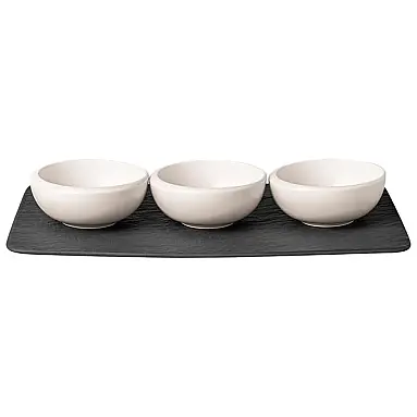 Conjunto de Bowls e Bandeja