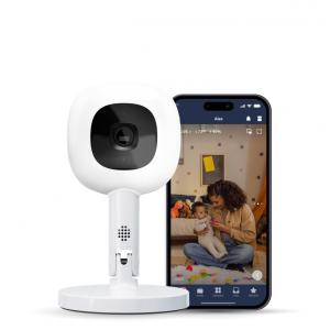 Babá Eletrônica Inteligente com Rastreador de Sono, Visão Noturna e Alerta de Som, 110V, Nanit Pro, Branca