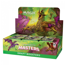 Magic The Gathering Commander Masters Caixa Booster com 480 Cartas para Jogadores Maiores de 13 Anos