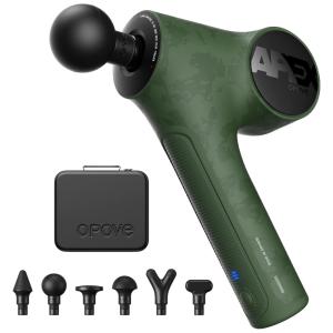 Massageador Elétrico Profissional Sem Fio 6 Acessórios, OPOVE PO 5 N, Verde