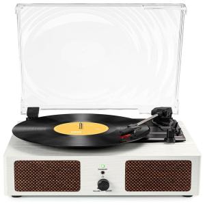 Vitrola, Toca Discos Retro 3 Velocidades com Bluetooth e USB, UDREAMER UD001, Preto