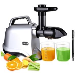 Centrifuga de Frutas com Motor Silencioso e Reversível, 110V 150W, SOVIDER, Cinza