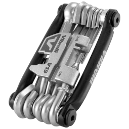 Kit de Reparo Emergencial de Bicicleta, 19 Funções, VIBRELLI, Preto