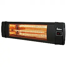 Aquecedor Infravermelho DR. INFRARED HEATER DR-238 Preto Carbono IP55 1500W 3 Niveis Parede Teto Controle Remoto Indoor Outdoor 120V