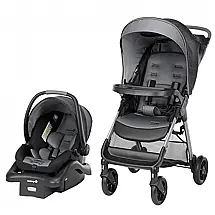 Sistema de Viagem Safety 1st Smooth Ride QCM Cinza com Cadeirinha Bebê