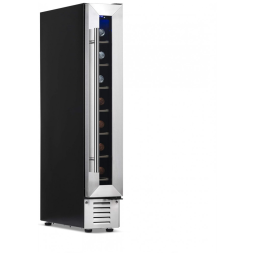 Adega Climatizada de Embutir para 7 Garrafas em Aço Inoxidável,110V, NewAir, Prata