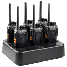 Rádio Comunicador Walkie Talkie Retevis RT27 para Adultos, Rádio Bidirecional Resistente, VOX Mão Livre, Alarme Local, com Carregador