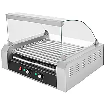 Máquina para Cachorro Quente com 7 Rolos até 18 Salsichas, 110V 1050W, Eapmic, Prata