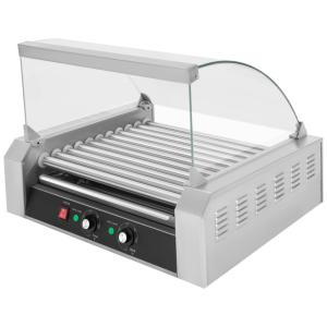 Máquina para Cachorro Quente com 7 Rolos até 18 Salsichas, 110V 1050W, Eapmic, Prata