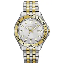 Relógio Masculino Analógico Quartzo de Aço Inoxidável, CARAVELLE 45B151, Prateado