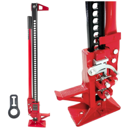 Macaco Jacaré de alta Elevação com Catraca de 1,2 Metros para Carros Off Road, até 3 Toneladas, UERST, Vermelho