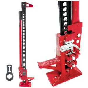 Macaco Jacaré de alta Elevação com Catraca de 1,2 Metros para Carros Off Road, até 3 Toneladas, UERST, Vermelho