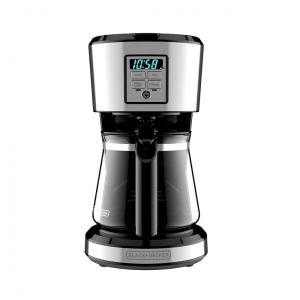 Cafeteira Elétrica Programável Decker 2.8L em Aço Inoxidável com Painel Digital, 110v, BLACK CM1231S, Prateado