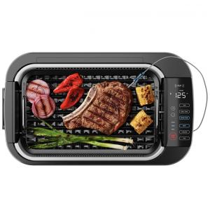 Churrasqueira Grill Elétrica até 2 Porções com Chapa Antiaderente e Controle de Temperatura, 110V 1500W, Chefman, Preta