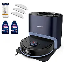 Robô Aspirador Bissell FlexClean FurForce 2 em 1 com Navegação LiDAR e Base Autolimpante Preto