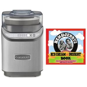 ICE 70 Máquina de Sorvete Automática 500mL com Livro de Receitas, 110v, CUISINART, Cinza