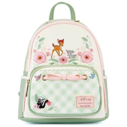 Mochila Escolar Infantil Loungefly Disney Bambi para Crianças a Partir de 3 Anos, Verde Pastel