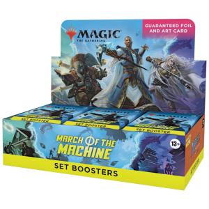Magic The Gathering Marcha das Máquinas, Caixa de Booster de Conjunto com 360 Cartas para Jogadores de 13 Anos ou Mais