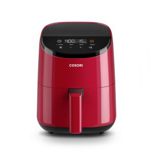 Fritadeira Elétrica Airfryer 2 Litros 4 em 1 com Cesto Antiaderente e Painel Digital, 110V 900W, COSORI, Vermelha
