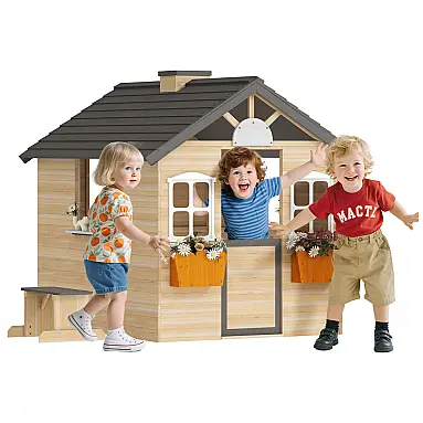 Casinha Infantil de Madeira para
