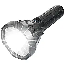 Lanterna 1000LM com USB, 5 Modos de Luz, á Prova D IPX5, 50W, BUD K, Preto