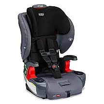 Assento Infantil Elevado para Carro 2 em 1 com Almofadas de Apoio, Peso Recomendado 11 a 54 kg, BRITAX E1C722J, Cinza