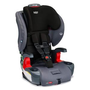 Assento Infantil Elevado para Carro 2 em 1 com Almofadas de Apoio, Peso Recomendado 11 a 54 kg, BRITAX E1C722J, Cinza