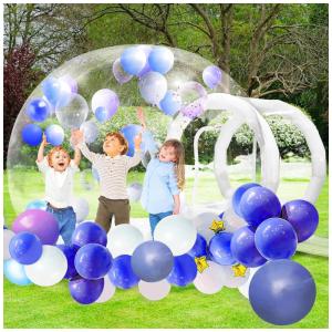 Casa de Bolha Inflável de 3 metros, Domo de Bolha Inflável com 100 Balões, Tenda de Bolhas para Festas, Casamentos, Aniversários