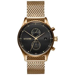 Relógio Masculino Analógico Quartzo de Aço Inoxidável, MVMT MV01 G2, Dourado