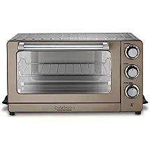 Cuisinart Forno Elétrico de Bancada com 8 Configurações em Aço Inoxidável, 110V 1800W, Dourado