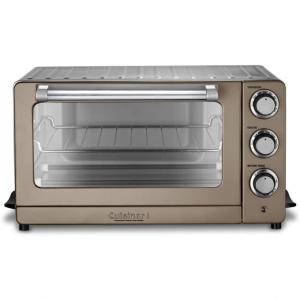 Cuisinart Forno Elétrico de Bancada com 8 Configurações em Aço Inoxidável, 110V 1800W, Dourado