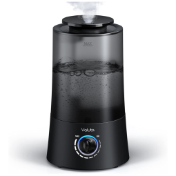 Umidificador Ultrassônico Portátil 4L, com Desligamento Automático, Silencioso, VALUTA GL 1825A, Preto