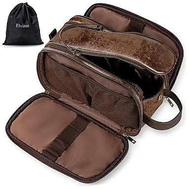 Necessaire Masculina Vintage de Couro