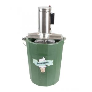 Máquina de Sorvete em Aço Inoxidável Capacidade 6L, 20V, IImmergood, Verde