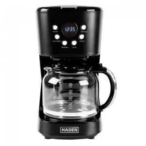 Cafeteira Programável 12 xícaras, 110V 900W, HADEN 75098, Preta