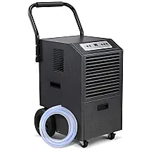Desumidificador Industrial Tanque de 5,5 Litros, Temporizador de 24h, R.W.FLAME 110PPD, Preto