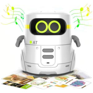 Robô Interivo Educacional com Controle Digital, Recarregável, AT, Branco