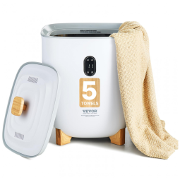 Aquecedor de Toalhas VEVOR 25L, Balde com 2 Modos de Aquecimento, Desligamento Automático em 20/40/60/90 Min, Colunas de Aquecimento