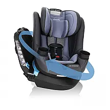 Cadeirinha Evenflo REO Revolve360 Cinza Giratória 2-em-1 1,8 a 18,1 kg