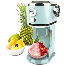 Máquina de Raspadinha Elétrica Clássica com Lâmina em Aço Inoxidável, 110v, NOSTALGIA , Azul