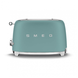 Torradeira SMEG 2 Fatias com 6 Configurações e Função de Descongelamento Verde