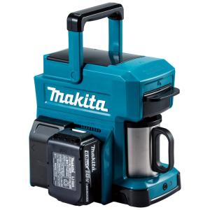 Cafeteira Elétrica Portátil e Recarregável a Bateria de Ion, MAKITA CM501DZ, Azul