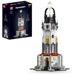 Kit de Construção Farol Medieval com 2199 Peças e Luz LED para Crianças, Mould King