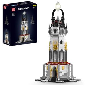 Kit de Construção Farol Medieval com 2199 Peças e Luz LED para Crianças, Mould King