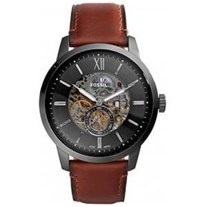 Relógio Masculino Analógico Automático, Couro, FOSSIL ME3181, Marrom