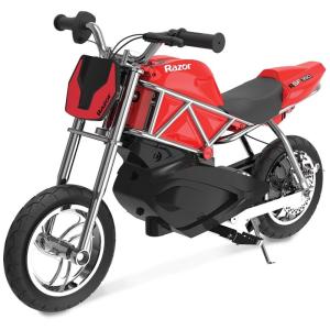 Moto Elétrica Infantil RSF350 Movida à Bateria 36V Atinge 27 km por hora, 650W, RAZOR, Vermelho