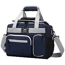 Bolsa Térmica Portátil 18L, Mantém Quente, Frio Por até 5H, MIER, Cinza