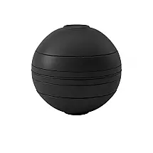 Aparelho de Jantar Villeroy & Boch La Boule 7 Peças Porcelana Premium Preto Serviço para 2 Design Icônico