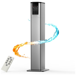 Umidificador 12L com Visor Digital, Enchimento Superior, Difusor de Óleo Essencial e Controle Remoto para Ambientes até 92m², 110V 350W