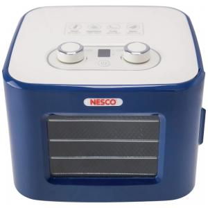 Desidratador de Alimentos com 4 Bandejas e Controle Digital em Aço Inoxidável 400W, 110v, NESCO FD 41B, Azul